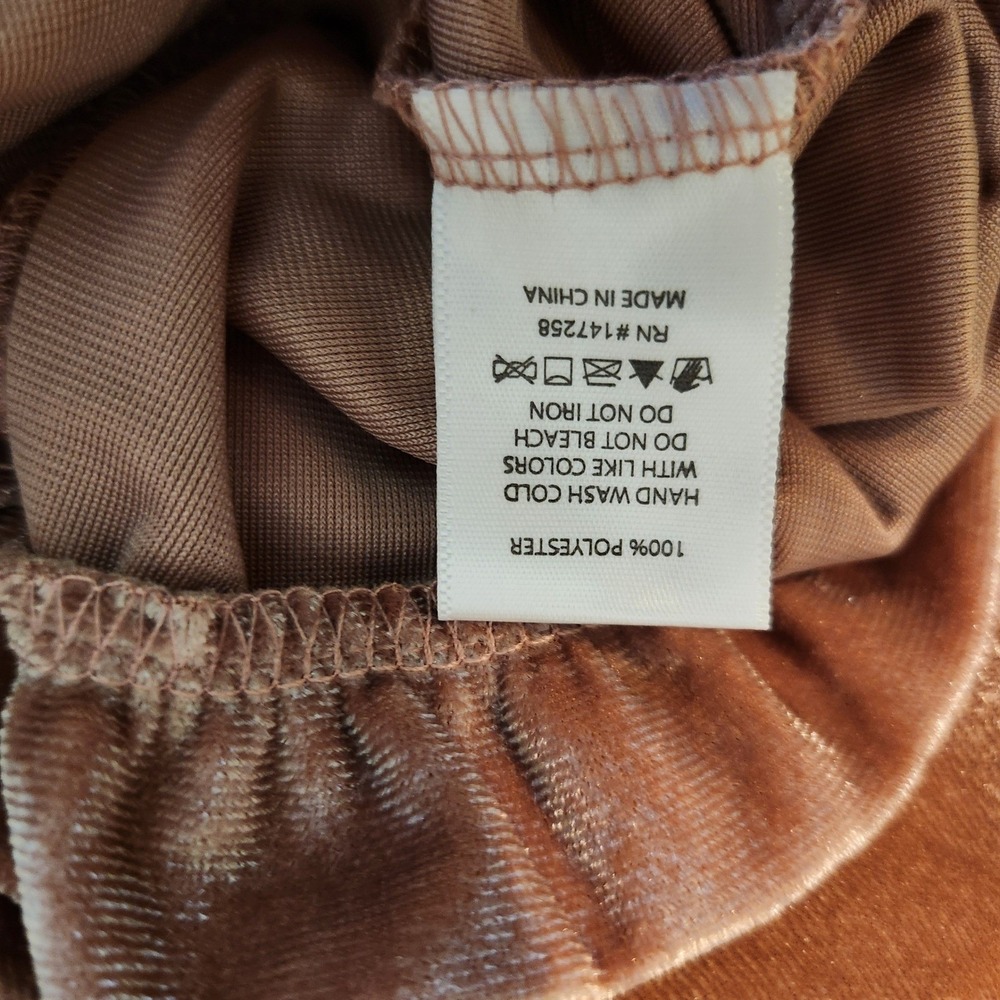 Simply Southern Dress‎ Midi Velour Ruffle Tassel Tie Dusty Pink Romantic Small - Picture 10 of 10